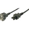 Logilink | Black CEE7/7 Schuko | C5 coupler