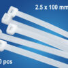 Logilink | Cable tie set 100 pcs in polybag,  length: 100 x 2.5mm
