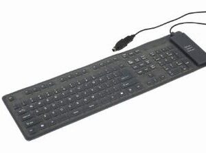Gembird | Flexible keyboard | Wired | US | USB + PS/2