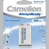 Camelion | 9V/6HR61 | 200 mAh | AlwaysReady Rechargeable Batteries Ni-MH | 1 pc(s)