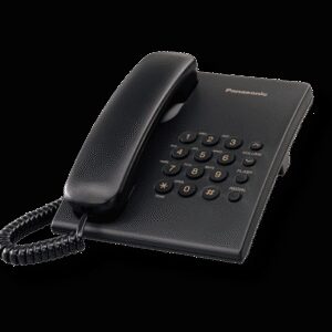 Panasonic | Corded | KX-TS500FXB | Black | 150 x 200 x 96 mm | 475 g