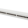 Digitus | Patch Panel | DN-91524S | White | Category: CAT 5e; Ports: 24 x RJ45; Retention strength: 7.7 kg; Insertion force: 30N max | 48.2 x 4.4 x 10.9 cm