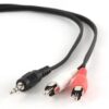 Cablexpert | 2.5m, 3.5mm/2xRCA, M/M | 3.5mm | 2 x RCA