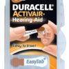 Duracell | A312/DA312/ZL312 | Zinc air cells | 6 pc(s)
