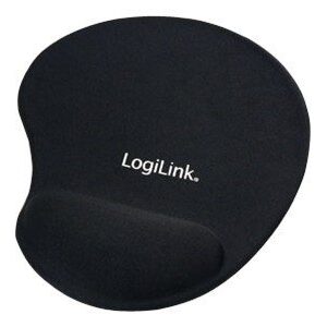 Mousepad with Gel Wrist Rest Support, | Logilink | ID0027 | Black