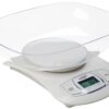 Adler AD 3137 Kitchen scales, Capacity 5 kg , Graduation 1g, Big LCD Display, Auto-zero/Auto-off, Large bowl, White | Adler | Adler AD 3137 | Maximum weight (capacity) 5 kg | Graduation 1 g | Display type LCD | White
