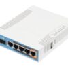 MikroTik | RB962UiGS-5HacT2HnT | hAP ac | 802.11ac | 2.4/5.0 | 1300 Mbit/s | 10/100/1000 Mbit/s | Ethernet LAN (RJ-45) ports 5 | MU-MiMO Yes | PoE in/out