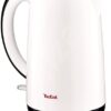 TEFAL | KO260130 | Standard kettle | 2400 W | 1.7 L | Stainless steel | 360° rotational base | White