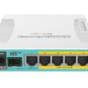 Mikrotik Wired Ethernet Router RB960PGS, hEX PoE, CPU 800MHz, 128MB RAM, 16MB, 1xSFP, 5xGigabit LAN, 1xUSB, Power Output On ports 2-5, Ourput: 1A max per port; 2A max total, RouterOS L4 | hEX PoE Router | RB960PGS | No Wi-Fi | 10/100/1000 Mbit/s | Ethernet LAN (RJ-45) ports 5 | Mesh Support No | MU-MiMO No | No mobile broadband | 1xUSB | 12 month(s)