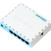 Mikrotik Wired Ethernet Router (No Wifi) RB750Gr3, hEX, Dual Core 880MHz CPU, 256MB RAM, 16 MB (MicroSD), 5xGigabit LAN, USB, PCB and Voltage temperature monitor, Beeper, IP20, Plastic Case, RouterOS L4 | Ethernet Router hEX | RB750Gr3 | No Wi-Fi | Ethernet LAN (RJ-45) ports 5 | Mesh Support No | MU-MiMO No | No mobile broadband | 1 | 12 month(s)