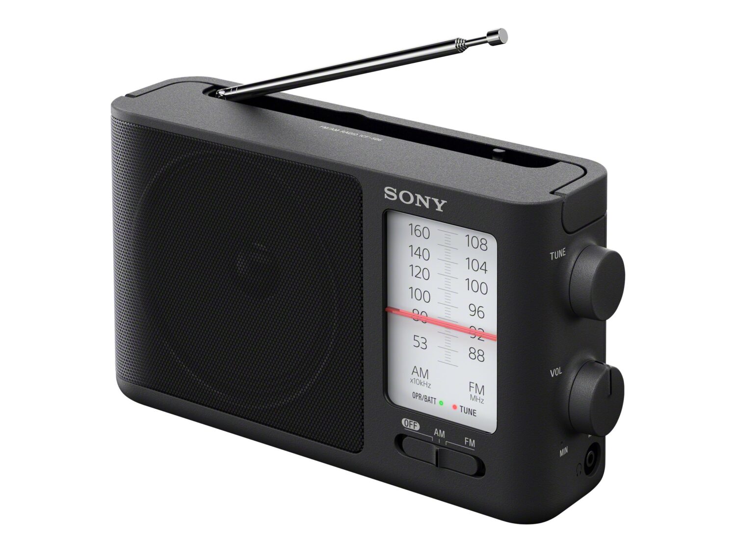 Sony | Analog Radio | ICF-506 | 5 W | Black - Image 3