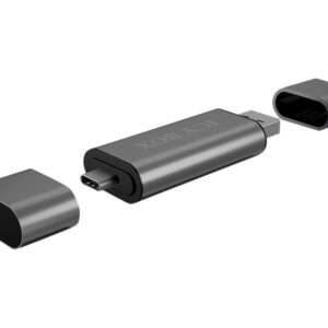 Icy box IB-CR200-C  SD/MicroSD (TF) USB 2.0 card reader with Type-C and -A to micro USB (OTG) interface, anthracite | Raidsonic | External card reader with multi-USB connector | External | Micro SDHC, Micro SDXC, microSD 3.0 UHS-I SD, SDHC, SDXC, SD 2.0 UHS-I, MMC | external