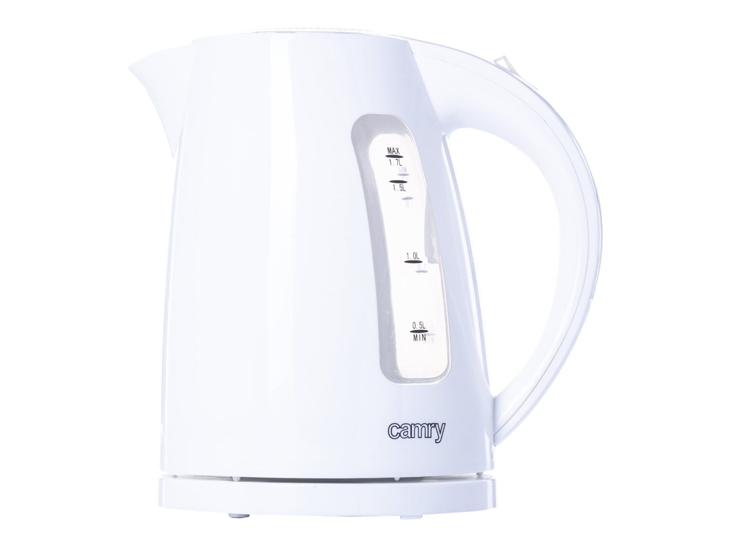 Camry | Kettle | CR 1255 | Standard | 2200 W | 1.7 L | Plastic | 360° rotational base | White - Image 3