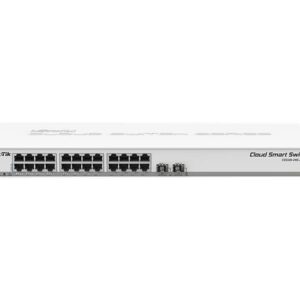 MikroTik | Cloud Smart Switch | CSS326-24G-2S+RM | Managed L2 | Rackmountable | Gigabit Ethernet (copper) ports quantity 24 | SFP+ ports quantity 2 | 12 month(s)