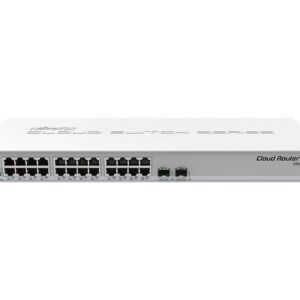 MikroTik | Cloud Router Switch CRS326-24G-2S+RM | Managed L3 | Rackmountable | Gigabit Ethernet (copper) ports quantity 24 | SFP+ ports quantity 2 | 12 month(s)