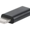 Cablexpert | USB Type-C adapter (CF/8pin M), Black