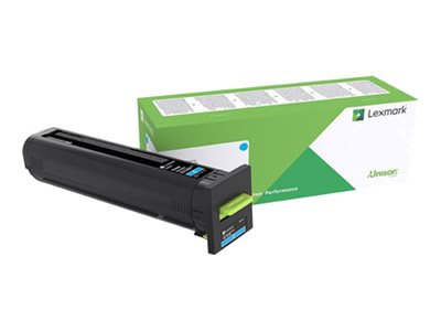 Lexmark 17K Cyan Corporate Toner Cartridge (CX820/825/860) | Lexmark - Image 2