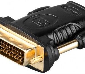 Goobay 68931 HDMI™/DVI-D adapter, gold-plated | Goobay