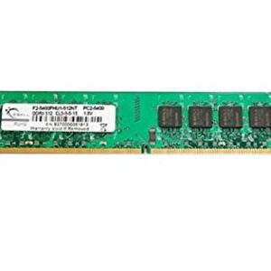 G.Skill | Value | 2 GB | DDR2 | 800 MHz | PC/server | Registered No | ECC No
