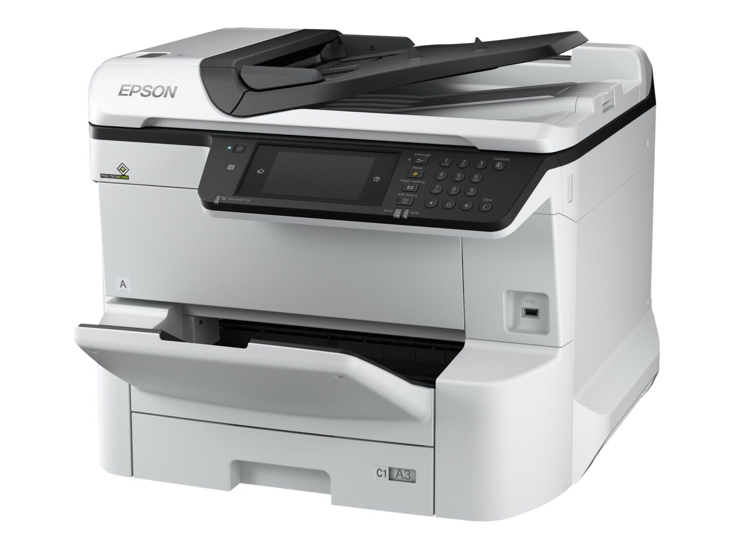 Epson Multifunctional printer | WF-C8610DWF | Inkjet | Colour | All-in-One | A3 | Wi-Fi | Grey/Black