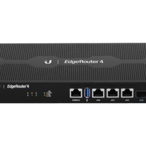 Ubiquiti EdgeRouter ER-4 Ethernet (RJ-45) ports, 4-Core MIPS64 | EdgeRouter ER-4 | No Wi-Fi | 10/100/1000 Mbit/s | Ethernet LAN (RJ-45) ports 4 | Mesh Support No | MU-MiMO No | No mobile broadband | 1x USB 3.0