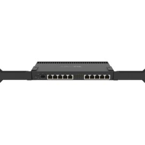 Mikrotik Wired Ethernet Router RB4011iGS+RM, Quad-core 1.4Ghz CPU, 1GB RAM, 512 MB, 1xSFP+, 1xSerial console port, PCB Temperature and Voltage Monitor, IP20, Cage and Desktop Case with Rack Ears, RouterOS L5 | Enthernet Router | RB4011iGS+RM | No Wi-Fi | 10/100/1000 Mbit/s | Ethernet LAN (RJ-45) ports 10 | Mesh Support No | MU-MiMO No | No mobile broadband | Antenna type No antenna | 12 month(s)