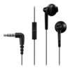 Panasonic | Headphones | RP-TCM55E-K | Wired | In-ear | Microphone | Black