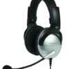 Koss | Headphones | SB45 | Wired | On-Ear | Microphone | Noise canceling | Silver/Black