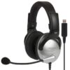 Koss | Gaming headphones | SB45 USB | Wired | On-Ear | Microphone | Noise canceling | Silver/Black