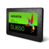 ADATA | Ultimate SU650 3D NAND SSD | 480 GB | SSD form factor 2.5” | Solid-state drive interface SATA | Read speed 520 MB/s | Write speed 450 MB/s