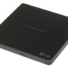 H.L Data Storage | Ultra Slim Portable DVD-Writer | GP57EB40 | Interface USB 2.0 | DVD±R/RW | CD read speed 24 x | CD write speed 24 x | Black | Desktop/Notebook
