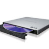 H.L Data Storage | Ultra Slim Portable DVD-Writer | GP57ES40 | Interface USB 2.0 | DVD±R/RW | CD read speed 24 x | CD write speed 24 x | Silver | Desktop/Notebook