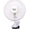Adler | Fan with clip | AD 7317 | Table Fan | White | Diameter 15 cm | Number of speeds 2 | 30 W
