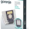 Gorenje | Vacuum cleaner paper bags, 5pcs | GB1PBU
