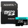 ADATA | Premier Pro | UHS-I U3 | 256 GB | micro SDXC | Flash memory class 10 | with Adapter