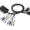 Aten | 2-Port USB DVI/Audio Cable KVM Switch with Remote Port Selector