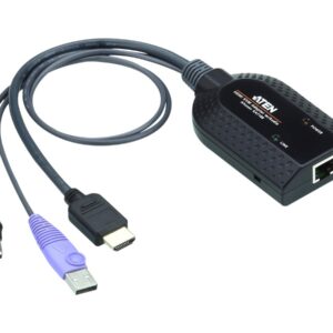 Aten | USB HDMI Virtual Media KVM Adapter Cable (Support Smart Card Reader and Audio De-Embedder)