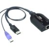 Aten | USB DisplayPort Virtual Media KVM Adapter Cable (Support Smart Card Reader and Audio De-Embedder)