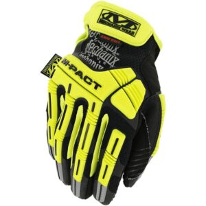 SourcingHi-Viz M-Pact E5 Fluorescent Yellow Large TPR Work Gloves - ANSI A5 Cut ResistanceSMP-C91-010