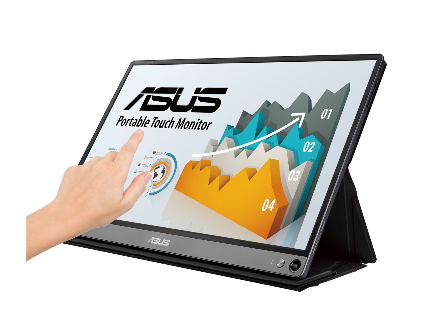 Asus | MB16AMT | 15.6 " | IPS | FHD | 16:9 | 60 Hz | 5 ms | Touchscreen | 1920 x 1080 | 250 cd/m² | HDMI ports quantity 1 | Dark gray