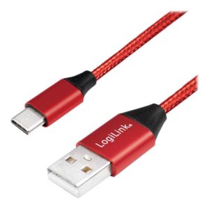 Logilink | USB 2.0 Cable | CU0148 | USB-C to USB-A USB-C Male | USB-A Male