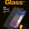 PanzerGlass | P2665 | Screen protector | Apple | iPhone Xr/11 | Tempered glass | Black | Confidentiality filter; Full frame coverage; Anti-shatter film (holds the glass together and protects against glass shards in case of breakage); Case Friendly – compatible with all Cases; Anti-glare coating (reduces light reflection); Blue light reduction; Easy Installation with full adhesive; Oleophobic layer (anti-bacterial + anti-fingerprint); 100% touch preservation; Maintains all phone functionalities