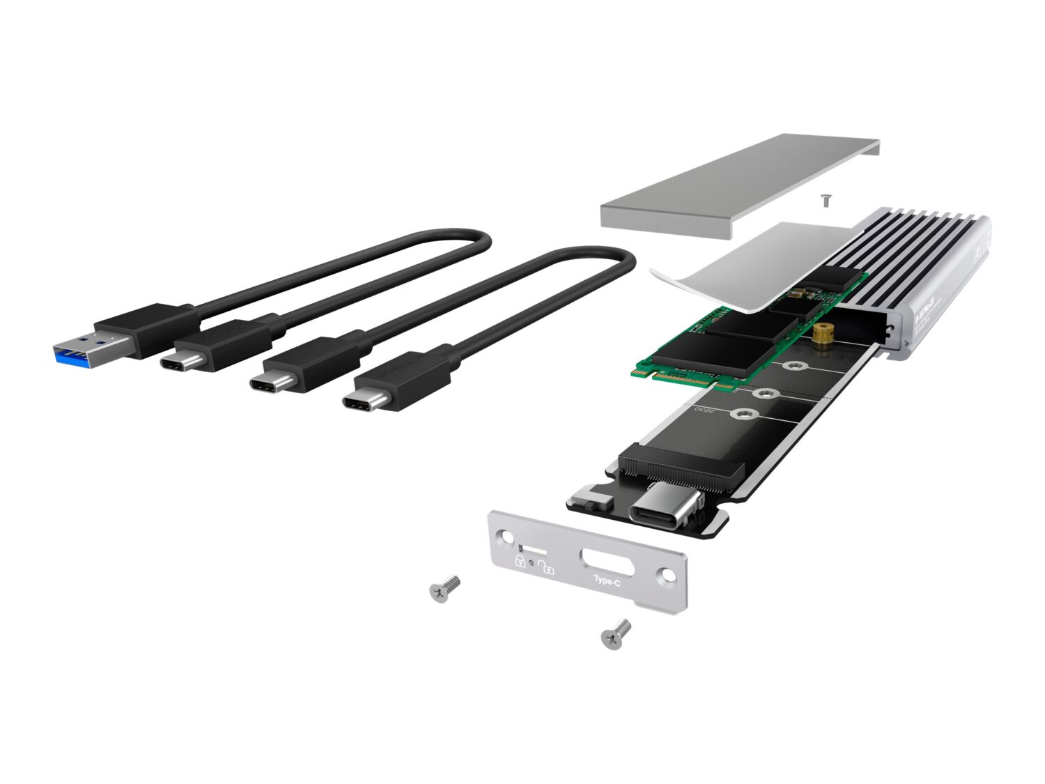 Raidsonic | Icy box External Type-C™ enclosure for M.2 NVMe SSD | IB-1817Ma-C31