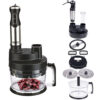 Camry | Blender | CR 4623 | Hand Blender | 1600 W | Jar material Plastic | Jar capacity 0.6 L | Chopper | Ice crushing | Black