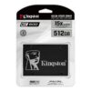 Kingston | KC600 | 512 GB | SSD form factor 2.5" | Solid-state drive interface SATA | Read speed 550 MB/s | Write speed 520 MB/s