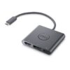 Dell | Adapter | USB-C to HDMI/DP with Power Pass-Through | Black | USB-C Male | HDMI Female; USB Female; USB-C (power only) Female | 0.18 m