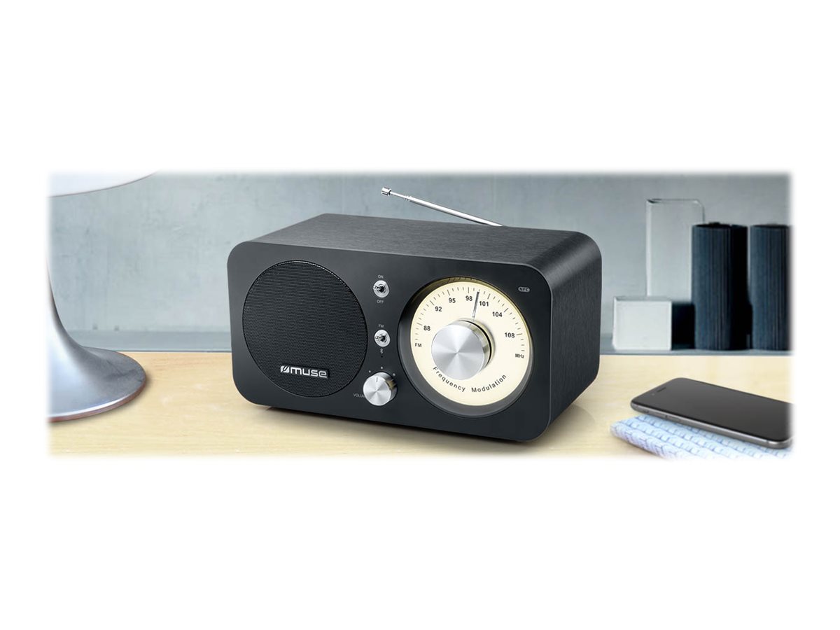 Muse M-095 BT Radio, Bluetooth / NFC, Portable, Black | Muse | M-095 BT | NFC features | Black - Image 4