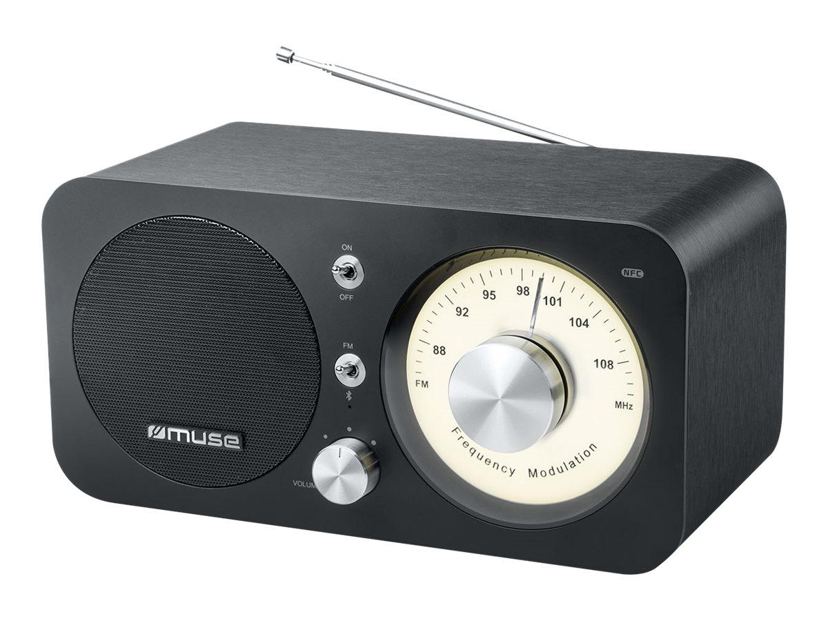 Muse M-095 BT Radio, Bluetooth / NFC, Portable, Black | Muse | M-095 BT | NFC features | Black - Image 2