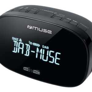 Muse | DAB+/FM Dual Alarm Clock Radio | M-150 CDB | Alarm function | AUX in | Black