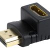Cablexpert HDMI right angle adapter, 90° downwards | Cablexpert